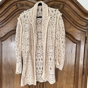 Women's Cream Knit Sweater